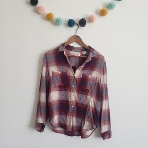 Levi's Boyfriend Plaid Shirt